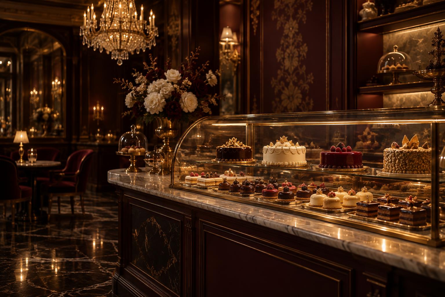 Atmospheric view of the la làvash patisserie interior coming to Hisar